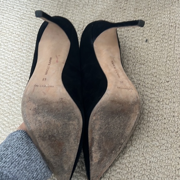 Manolo Blahnik BB Pump black suede size 41 - Picture 4 of 7